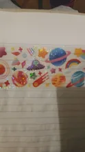 Pegatinas decorativas de oso Kawaii para manualidades, cintas Washi con letras del alfabeto, cintas Washi brillante, adhesivo para álbum de recortes