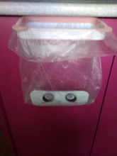 Basura bastidores para bolsos colgante para alacena de cocina de almacenamiento de soportes de portón trasero soporte de bolsas de basura Toalla de estanterías de almacenamiento soporte Dropship