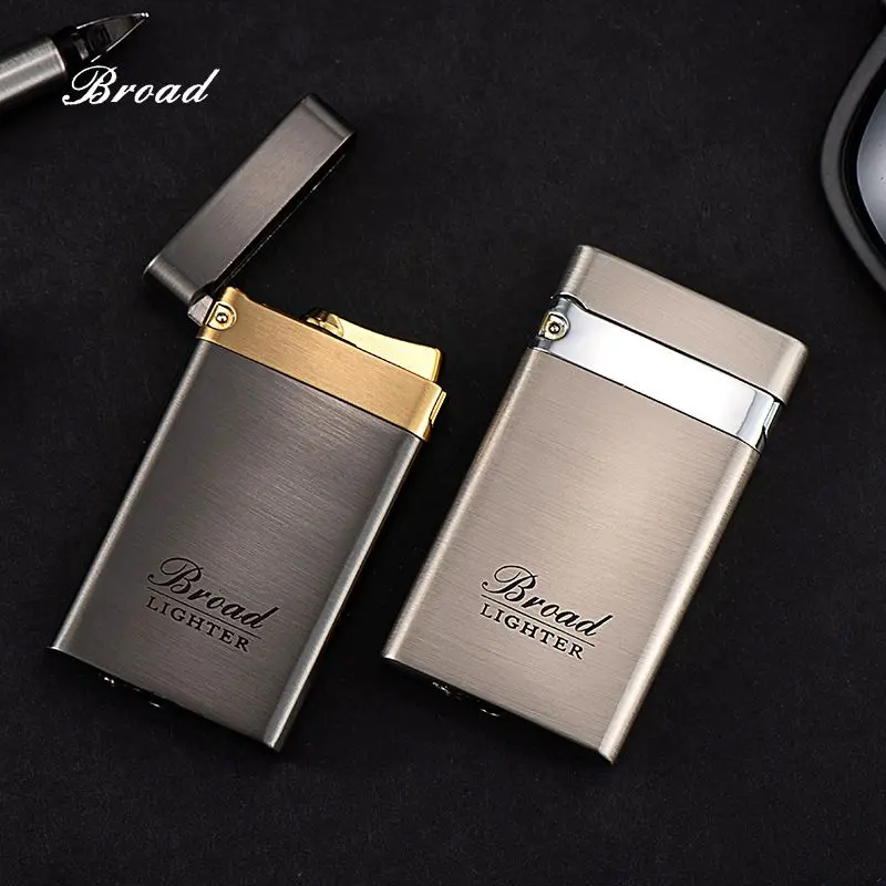 

Fashion Classic Cigarette Cigar Lighter Mini Torch Jet Lighter Butane Gas Windproof Lighter Camping Kitchen Candle Ignition Tool