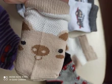 Calcetines de algodón con dibujos animados para niños y niñas, medias cortas de otoño e invierno, 5 pares