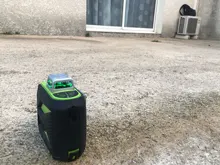 Laser-Level Cross-Line Green-Beam Li-Ion-Battery Huepar 3x360 Bluetooth 3D with Connectivity