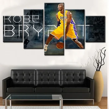 

Walmart.com Kobe Bryant Los Angeles Lakers Autographed Printed poster on canvas