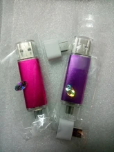 Pendrive de USB OTG colorido con logotipo personalizado, unidad Flash Usb 2,0 para teléfono inteligente Android/PC, 8GB, 16GB, 32GB, 64GB, 128MB, regalos