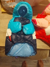 Outfit Jacket Hoodie Dog Warm Waterproof Winter Coat Splice Pet-Puppy 6-Colours 8-Sizes