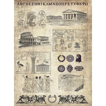 

Rice paper for Decoupage "" craft Premier "", A3, 25 g/m, "Rome" "cp08913