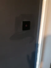 Glass-Switch-Panel Wall-Touch-Switch Minitiger White 1-Gang Eu/Uk-Standard Crystal 1-Way