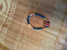 VONNOR-Pulseras hechas a mano de arcilla polimérica para mujer, joyería Bohemia, pulsera de hilo de cristal con piedras de concha, accesorios para mujer