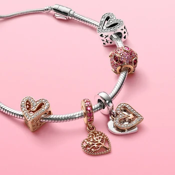 

2020 Fashionable And High-quality Valentine's Day Heart-shaped Bracelet Feminine Charm Diy Jewelry Accessories Recommendation