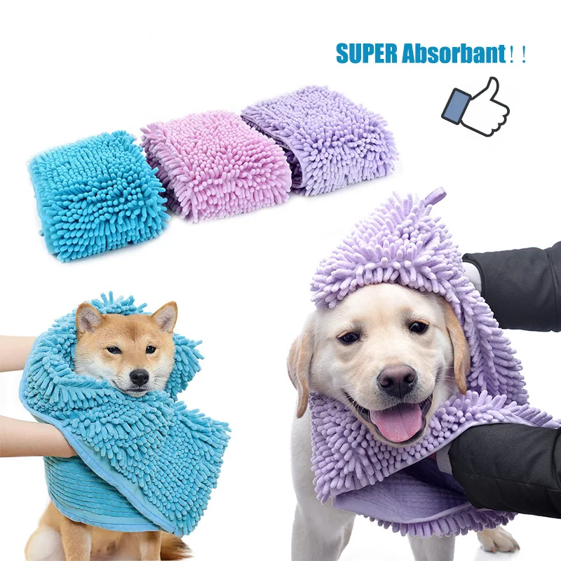

Pet Dog Bath Towel Soft Cat Bath Cleaning Wipes Towel Microfiber Super Absorbent Pet Drying Towel for Small Medium Large Dogs