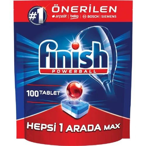 Finish All In One 100 Tablet Dishwasher Detergent Dishwasher Machine Polisher Dishwashing Detergent