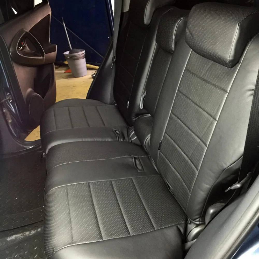 Для Toyota Rav-4 с 2006-2013г.(РАВ) модельные чехлы на сиденья из экокожи АВТОПИЛОТ экокожа