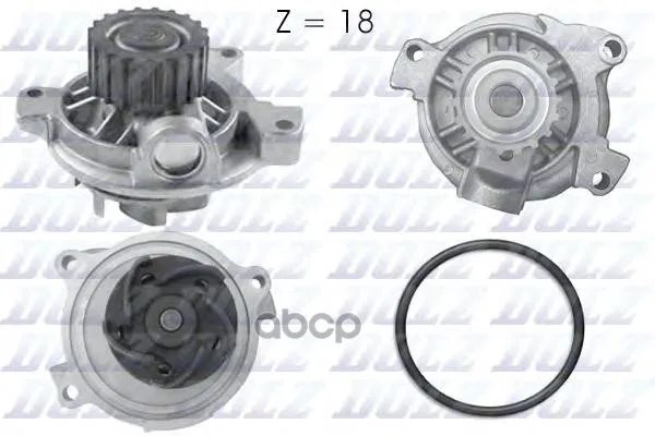 Насос Водяной Vw Lt/Transporter 2.4d/2.5tdi 90 Z=18 Dolz арт. A178