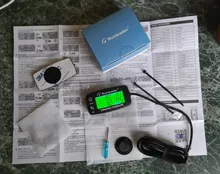 Inductive Tachometer Gauge Lawn-Mower Motorcycle RPM Enginebacklit Alert for ATV HM032B