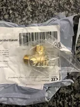 Válvula de retención roscada macho de latón, herramienta de conector para compresor de aire, 3 puertos