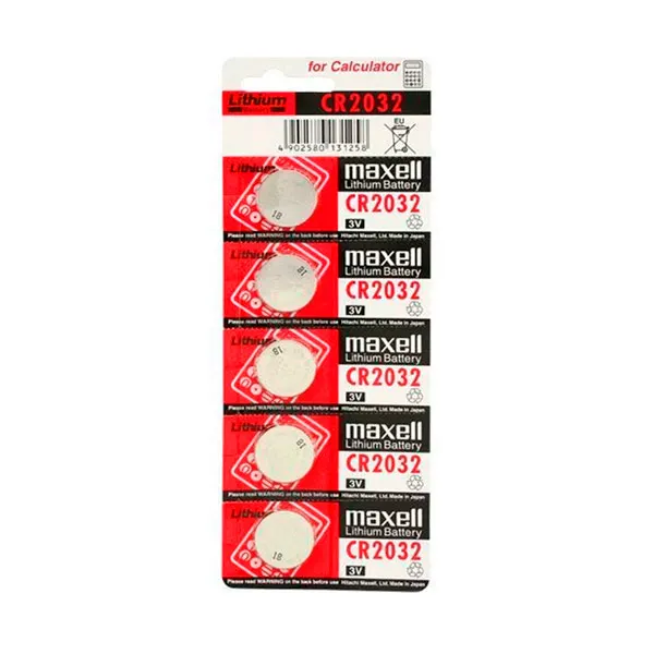Литиевые кнопочные батареи Maxell CR2032 3 V