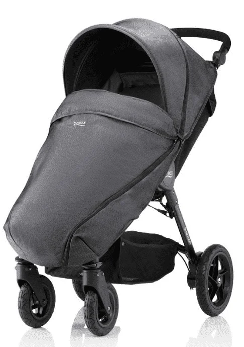 Britax Roemer Коляска прогулочная B Motion 4 Black Denim с накидкой на ножки|Легкая коляска| |