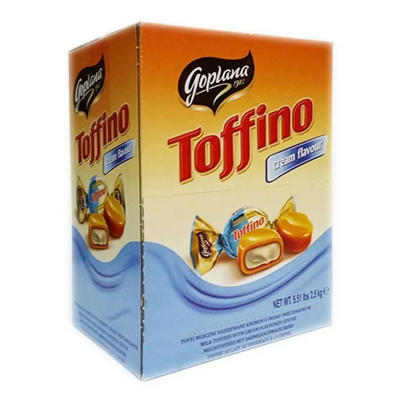 Toffino Cream, 380 PCs in box of 2,5kg Goplana brand afbeelding