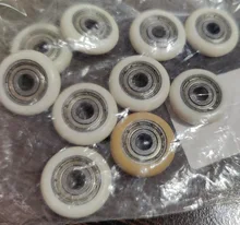 Roller-Wheel Sliding Shower Plastic Runner Door-Replacement 23mm 5/10pieces-Diameter