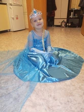 Princess-Dress Fantasy Long-Sleeve Birthday-Party Girls Elegant Summer 4-10T