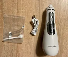 Waterpulse-irrigador Dental V500 portátil, dispositivo de limpieza Dental inalámbrico, con chorro de irrigación, 4 modos, 200ml, resistente al agua