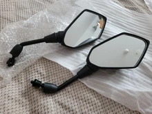 Motorcycle Mirror Scooter E-Bike Electromobile Universial 10mm 8mm Back-Side 2pcs/pair