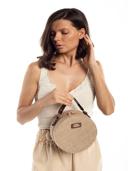 

BEYON WOMEN BAG VISON MESH CIRCULAR SHOULDER BAG SUITABLE FOR DAILY USE STYLISH PLEASANT BALL DRESS SKIRT SHIRT JEANS