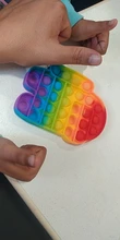 Juego sensorial de burbujas para niños y adultos, juguete antiestrés para aliviar el estrés