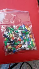 100PCS E2508 14 AWG 2.5mm2 Insulated Cord End Terminal Wire Ferrules
