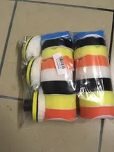 Esponja para pulir autos almohadillas de espuma búfer Kit de la máquina de pulido alfombrillas de cera para elimina arañazos