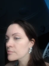 LUBOV-pendientes de tuerca con alas de colores para mujer, 3 estilos, piedra de cristal acrílico, Piercing, joyas de boda de última moda, regalo de Navidad