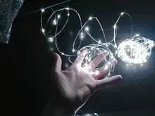 Led-String-Light Garland Battery-Operation Party-Decor Copper-Wire Christmas-Tree Wedding