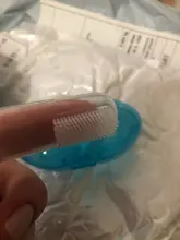 Cepillo de dientes de silicona + caja para dedos de bebé, Limpieza de dientes para niños, cepillo de dientes de silicona suave, herramienta de cuidado