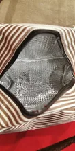 Las mujeres portátiles almuerzo bolsa de moda de refrigerador aislado bolsas de gran capacidad térmica comida Picnic bolsas de almuerzo para niños