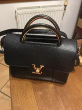 Bolso de mano de cuero de lujo para mujer, de marca famosa bandolera, 2020