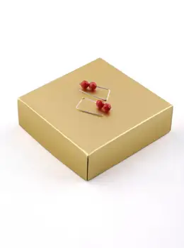 

Goo Design Minimal 925Ayar Silver 2Li Mischief Coral Earrings