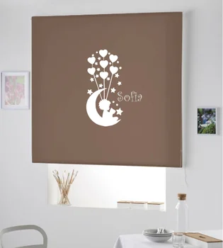 

Blind Iroa customizable Child/Girl in Moon! ROLLER BLINDS TRANSLUCENT! (CAFE 100X175)
