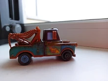 Disney-Set de figuras de la película Cars 3 de metal, juguete de modelo de coche, a escala 1:55, con diseño de relámpago McQueen, Jackson, Mack, tío Truck, regalo para para cumpleaños