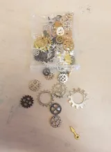 Reloj de engranaje de Metal de 50g/100g, resina UV, resina epoxi, relleno de joyería artesanal, accesorios para fabricación de moldes hechos a mano