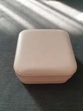 Caja de joyería para mujer, organizador de almacenamiento portátil, soporte para pendientes, cremallera, Estuche De Viaje de exhibición de joyas, 100x100x55mm