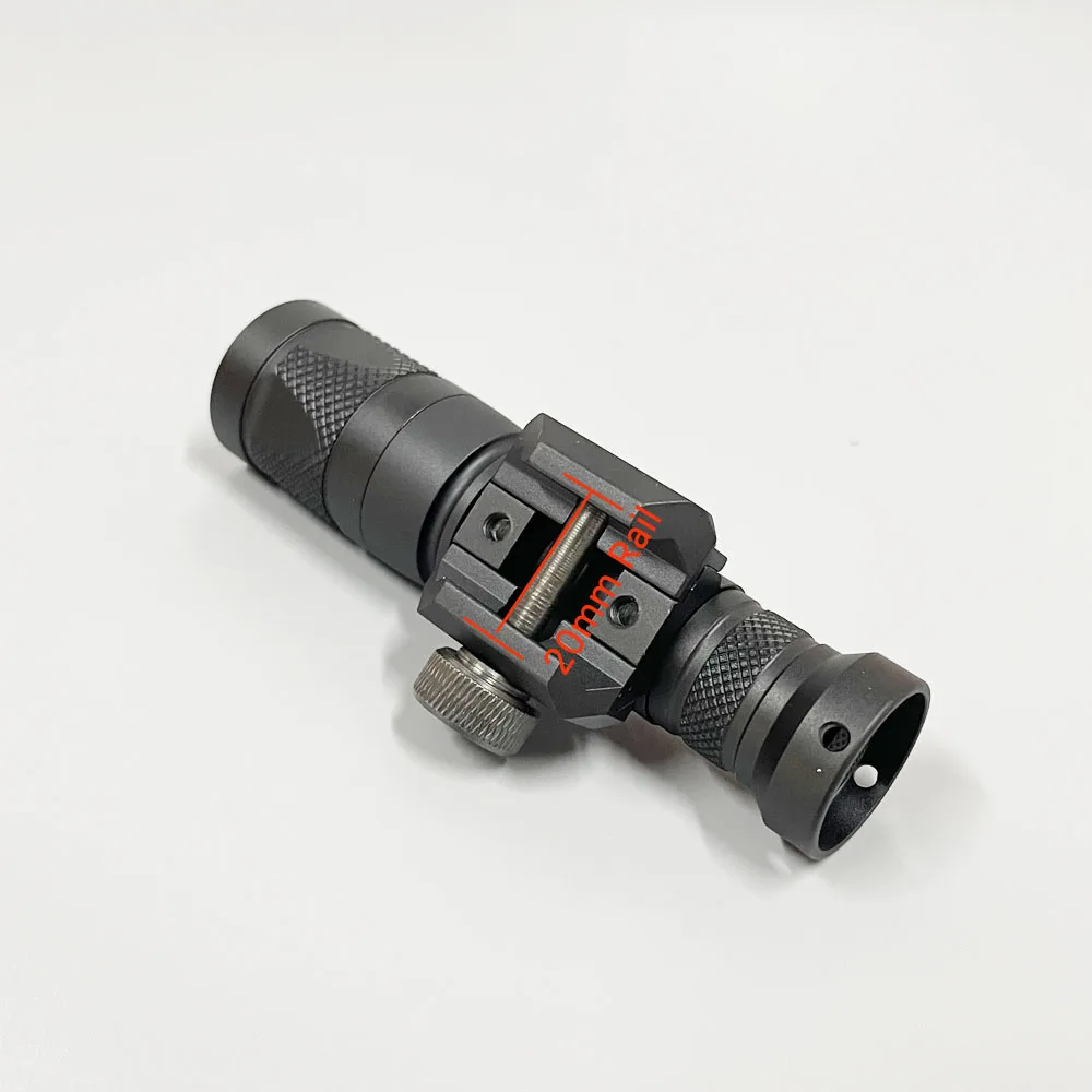 Unbranded M300V Dual Output Hunting Flashlight: IR & White LED With Rail Mount For Rifle