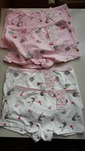 Lote de 4 Uds. De ropa interior para niños, bragas de algodón para niñas, pantalones cortos con diseños de dibujos animados de 2 a 10 años, ZL15