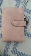 SMOOZA-Cartera de Piel de Mujer, Cartera de Piel de Mujer, billetera mate corta, billetera de Mujer con tres tarjetas plegables, 2020
