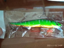 Floating Wobbler Crankbait-Tackle Fishing-Lure Minnow Hard-Bait Treble-Hooks Swimbait