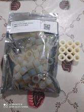 Screw-Bolt Washer Non-Threaded-Spacer Standoff Round Od7mm-14mm Nylon White Hollow M8