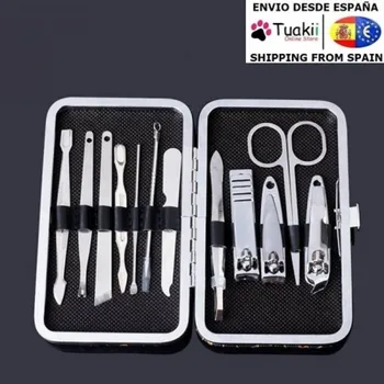 

12Pcs Set manicure Kit pedicure face nose nails Clippers Earpick