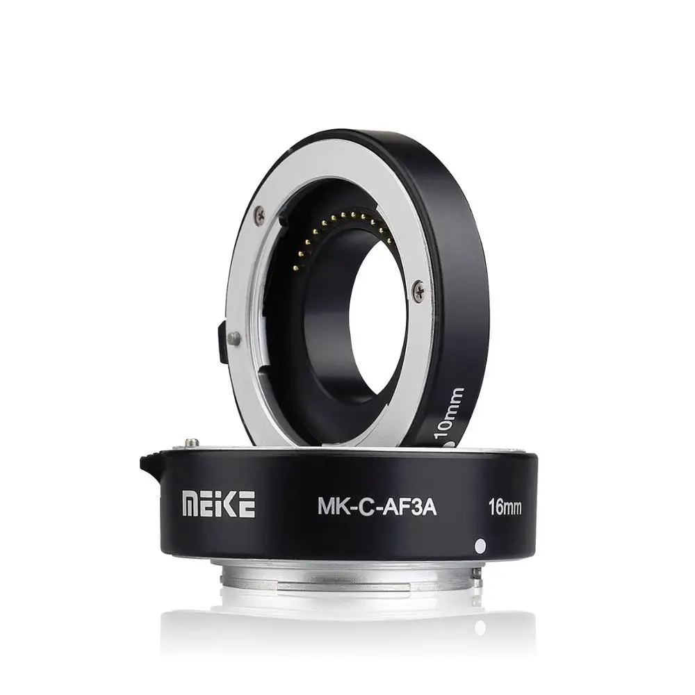 Meike MK-C-AF3-A из металла с автофокусом AF Макро Удлинитель DG набор 10 мм 16 мм для Canon EOS M M2 M3 M6 M50 M100