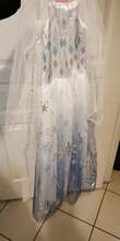 Snow Queen 2 White Girls Elsa Dress for girls Halloween Costume vestidos Christmas Princess