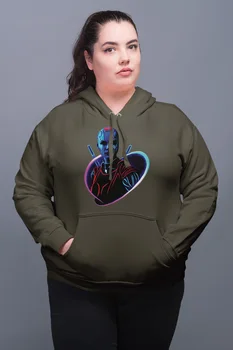 

Angemiel Wear Nebula Green Women 'S Hooded Sweatshirt