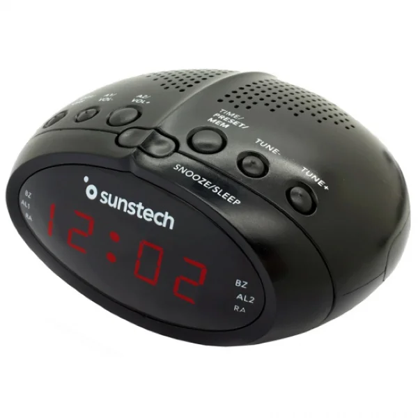 Часы-радио Sunstech FRD17BK черный