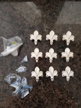 KAK-Manijas para cabinete de cocina, conjunto de mangos de zinc en aleación de marfil, ideal para puerta de alacena, cajón, perillas, muebles de moda europea, equipo de manijas